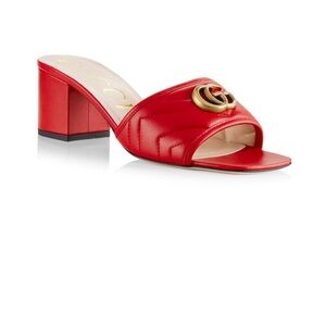 Gucci Red Sandals
